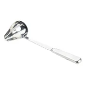 TableCraft 11631 - Holden 1 oz. Stainless Steel Ladle, 11.75" x 3.5" x 2", 1/2 to 1-1/2 oz, Handle 1 image