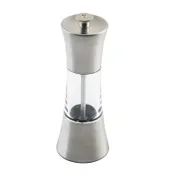 TableCraft Products 11689 Salt & Pepper Mill Set, 4 oz, 2-1/2" Dia, 7" H, 18 Gauge Stainless Steel 1 image