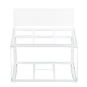 TableCraft 11794 Tiered Stand, 21.5"W x 13.5"D x 22.25"H, White Steel, 1-2 Tiers, Gastronorm 1 image