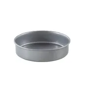 TableCraft Products 12465 Round Cake Pan, 8.5" x 8.5" x 2", Aluminized Steel, Glazed Coating 1 image