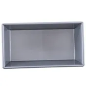 TableCraft 12480 Loaf Pan - 9.5" x 5" x 2.75", 54 oz, Aluminized Steel, Silicone Glazed 1 image