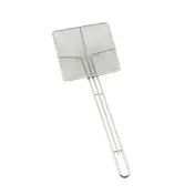 TableCraft Products 2677 Skimmer, 6-1/2" x 6-1/2" Fine Mesh, Nickel Plated, 20"L 1 image