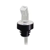 TableCraft Products 295 - Clear BPA-Free Plastic Liquor Pourer, Free-Flow Spout, Collar, 12/Bag 1 image