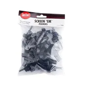 TableCraft 295X Liquor Pourer - Free Flow, BPA-Free Plastic, Black Spout, Collar, Smoke, Hand Wash Only, 12/Pack 2 image
