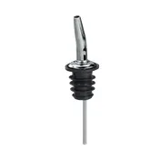 TableCraft Products 330 Liquor Pourer - Free Flow, Chrome Plated, Silver Spout, No Collar, BPA-Free, 12-Pack 1 image