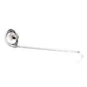 TableCraft Products 4706 - 6-8oz Stainless Steel Ladle, 15" Handle, 1-Piece, Dishwasher Safe 1 image