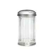 TableCraft 57S-1 Sugar Pourer Shaker - 12 Oz Fluted Glass, Stainless Steel Top, Dishwasher Safe 1 image
