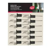 TableCraft 597P Liquor Pourer - Weighted Flip Cap, Free Flow Design, Stainless Steel, Silver Spout, BPA-Free 2 image