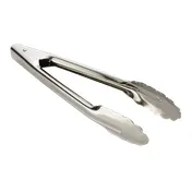 TableCraft Products 74 Utility Tongs, 9-1/2", Stainless Steel, Silver, Dishwasher Safe 1 image