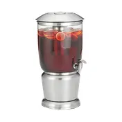 TableCraft 75B Beverage Dispenser Base, Single, Double Wall, Stainless Steel, Silver, Dishwasher Safe 1 image