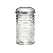 TableCraft Products BH857 Sugar Pourer, 12 oz Glass with Steel Top, Side Flap, Dishwasher Safe 1 image