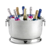 TableCraft BTB2111 Beverage Tub, 8-4/5 Gal, 20-1/2" Dia x 11", Double Wall Stainless Steel 2 image