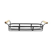 TableCraft Products CJS12R Jar Wire Rack, 18-1/4" x 5" x 4-1/2", Holds 4 CJS12 Jars, Metal Handles 1 image