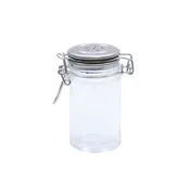 TableCraft H2S&P 2oz Glass Salt & Pepper Shaker Set, 1-3/8" Dia, 3-3/8" H, Stainless Clip Top 1 image