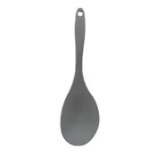 TableCraft Products H3902GY Serving Spoon, 11-5/8" Gray Silicone, Heat-Resist to 400°F/204°C, BPA-Free 1 image
