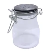TableCraft Products H3S&P - 3-Ounce Glass Salt & Pepper Shaker, 2-1/4" Dia x 3-1/4" H, Top, Sealable 1 image