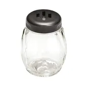 TableCraft P260SLBK Cheese & Spice Shaker, 6oz, Black Slotted Plastic Top, BPA-Free 1 image