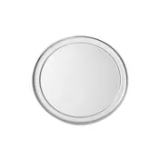 American Metalcraft AMTP10PK - 10" Round Pizza Pan, Flat Bottom, 20-Gauge Aluminum - 1/Pack 1 image