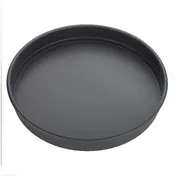 American Metalcraft EZ5017 17" Round Deep Dish Pizza Pan, Straight-Sided, Aluminum, Self-Stacking 1 image