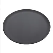 American Metalcraft EZCTP18 - 18" Round Coupe Pizza Pan, Solid Aluminum, Silver Finish, Stackable 1 image