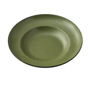 Yanco BM-810GR Melamine Pasta Bowl, 10-3/4" x 2-1/4", 12 oz, Two-Tone Birmingham Green - Dozen 1 image