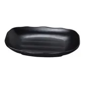 Yanco BP-2207 Black Pearl Bowl 6 Oz 7" x 4-1/2" Melamine Matte Asian Style - Dozen 1 image