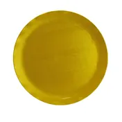 Yanco CAT-1020G - 20" Round Melamine Dinner Plate, Gold, Dishwasher Safe, Reusable Tableware 1 image