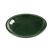 Yanco GG-608 - 18 Ounce Green Porcelain Round Salad Bowl, 8-1/8" Dia, Microwave Safe - Dozen 1 image