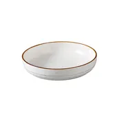 Yanco GL-507 - Shallow China Bowl, 20 Oz (7 1/4" Dia x 1 3/4" H), White, Dishwasher Safe - Dozen 1 image