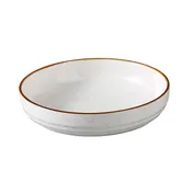 Yanco GL-508 Glory Bowl, 35 Oz White China, General Use, 8 1/2" Dia x 2 1/8" H - Dozen 1 image