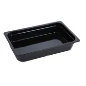 Yanco GN-121BK - 1/1 GN Pan, 8L, 20-7/8" L x 12-4/5" W x 3-15/96" H, Black Melamine, Safe 1 image