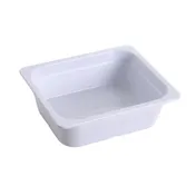 Yanco GN-213 1/2 GN Pan 3.6L, 12-4/5" L x 10-7/16" W x 3-15/96" H, Melamine White, Dishwasher Safe 1 image