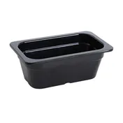 Yanco GN-611BK 1/4 GN Pan, 1.5L, 10-7/16" L x 6-3/8" W x 3-15/96" H, Melamine, Black, Dishwasher Safe 1 image