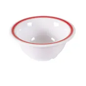 Yanco HS-5510 - 10 Oz Soup Bowl, 5-1/2" Dia x 2-1/4" H, White Melamine, Dishwasher Safe - Dozen 1 image
