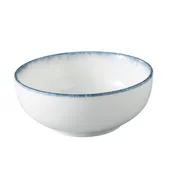 Yanco MR-506 - 22 oz Round Cereal Bowl, 6 1/4" x 2 1/2" H, White/Blue China - Dozen 1 image
