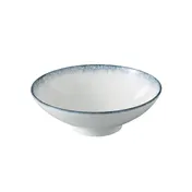 Yanco MR-508 - 38-Oz Bowl, 8" Dia x 3" H China, White & Blue, Dishwasher/Microwave Safe - Dozen 1 image