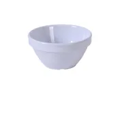 Yanco MS-313WT - 8 Oz Bouillon Cup, 4-1/4" Dia. x 2-1/4" H White Melamine, Dishwasher Safe - Dozen 1 image