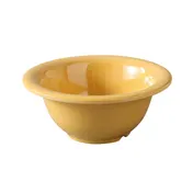 Yanco MS-5510YL - 5" Diameter 10 Oz Melamine Soup Bowl, Yellow, Heavy-Duty, NSF, Round - Dozen 1 image