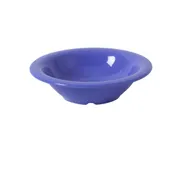 Yanco MS-5712BU - 12 oz Blue Melamine Soup Bowl, 7" Diameter, Dishwasher Safe, NSF - Dozen 1 image