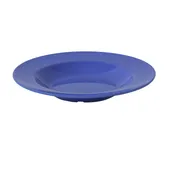 Yanco MS-5809BU Pasta Bowl, 13 oz (9-1/4" Dia x 1-1/4" H), Blue Melamine DishwasherSafe NSF- 1 Dozen 1 image