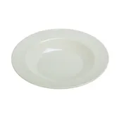 Yanco MS-5809IV - 13 Oz Pasta Bowl, 9-1/4" Dia x 1-1/4" H, Melamine, Ivory, Dishwasher Safe - Dozen 1 image