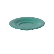 Yanco MS-9303GR Saucer, 5" Round Green Melamine, Heavy-Duty, Dishwasher Safe - Dozen 1 image