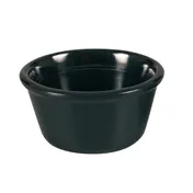 Yanco NC-537BK - 3 oz Ramekin, 3-1/4" Dia x 1-1/2" H, Black Melamine, Dishwasher Safe - Dozen 1 image