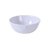 Yanco NS-314W - 11 Oz White Melamine Round Bowl, 4-7/8" Dia x 1-3/4" H - Dozen 1 image