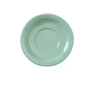 Yanco NS-9012G - 5.5" Round Melamine Saucer, Green, Dishwasher Safe, NSF - Dozen 1 image