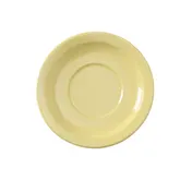 Yanco NS-9012Y - 5.5" Round Melamine Saucer, Yellow, Dishwasher Safe, NSF Approved - Dozen 1 image