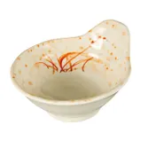 Yanco OR-3601 Orchis Melamine Soup Bowl, 8 Oz (-1/4 Qt), 4--1/2" Dia x 2--1/4" H, Handle - Dozen 1 image