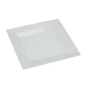 Yanco RM-114 Square Melamine Plate, 14" x 14" White, Dishwasher Safe, Plastic Dinnerware - Dozen 1 image