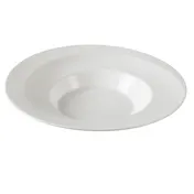 Yanco SH-310 - 16 Oz Bone White Porcelain Round Soup Plate, 10" Diameter, Deep Rim - Dozen 1 image