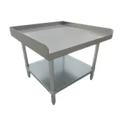 Serv-Ware ESS3036W-CWP-V 36" Deluxe Equipment Stand for Countertop Cooking - 18 Gauge Undershelf 1 image